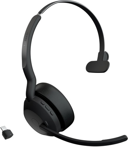 Jabra Evolve2 55, Link380/390c UC Mono - Wireless Headphones - Main image