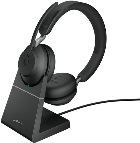 Jabra Evolve2 65, Link380/390c UC Stereo Std Black - Kabellose Kopfhörer - Hauptbild