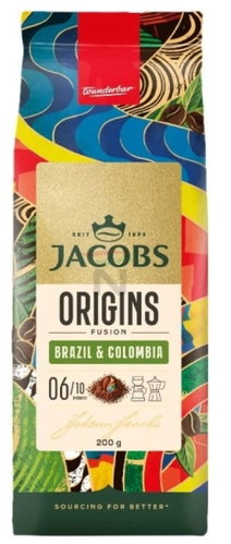 JACOBS Origins Brazil & Colombia 200g, Ground - Coffee - Main image