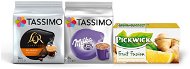 Tassimo PACK -1x  Tassimo L'or Delizioso, 1x Tassimo Milka, 1x Pickwick Ginger with Lemon and Lem - Coffee Capsules