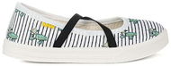 Oldcom Slip-On ELLA Kaktus Teen Barva: Modrá, Velikost: 33 - Boty pro volný čas
