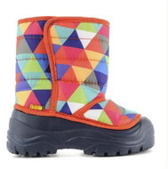 Oldcom Winter Boots FROZZY Children's Red Triangle Color: Multicolour, Size: 22/23 - Casual Shoes
