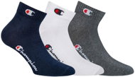 Champion - Sports ankle socks 3 pairs Navy/White/Dark Grey, Size: 43-46 - Socks