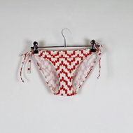 Audelle Swim - Bikini Bottoms Color: Red, Size: 40 - Women's Swimwear