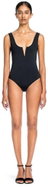Beth Richards - Women's One-piece Swimwear Color: Black, Size: XS - Women's Swimwear