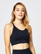 Usa Pro - Sports Bra Seamless Crop Color: Black, Size: 42 - Bra