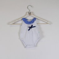 Cotton&Sugar - Newborn Bodysuit Colour: White, Size: 0-3 months - Baby Health Check Kit
