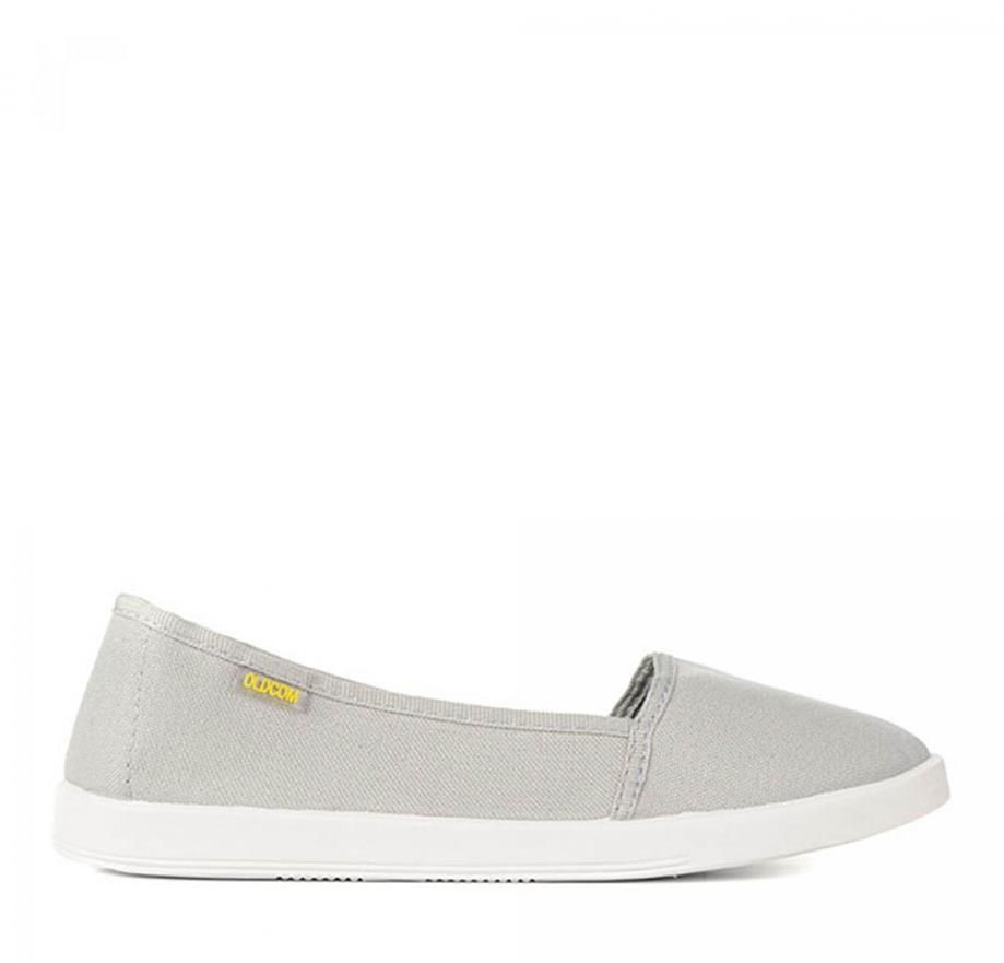 Grey colour canvas outlet shoes