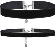 Topshop - Women's Choker Necklace Gothic Collar 2 Pieces Color: Black, Size: OS - Necklace