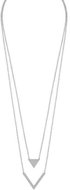 Snö Of Sweden - Double necklace with triangle Color: Grey, Size: OS - Necklace