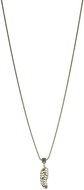 Classics77 - Gold plated necklace with feather Plantation Color: Gold, Size: OS - Necklace