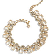J. Crew - Glass Bead Necklace Color: Gold, Size: OS - Necklace