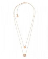 Michael Kors - Gold Plated Double Layer Necklace Brilliance Color: Gold, Size: OS - Necklace
