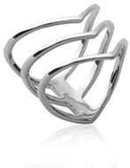 L'Atelier Précieux - Shimmering Hipster Ring Color: Grey, Size: 58 - Ring