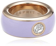 Esprit - Women's Steel Lavender Ring Jw50727 Color: Purple, Size: 53 - Ring