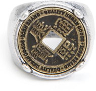 Icon Brand - Men's ring Imperial Yen silver Color: Grey, Size: M/L - Ring