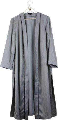 River Island - River Island Pyjama Style Du Light Grey Barva: Šedá, Velikost: 42 - Župan - Main image