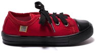 Oldcom Sneakers CLASSIC Red Teen with black sole Color: Red, Size: 33 - Casual Shoes
