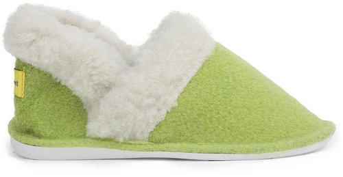 Oldcom Dětské Papuče KARAMEL Zelené Barva: Zelená, Velikost: 32/33 - Slippers - Main image