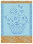 Le Jacquard Francais Salade D'été Utěrka 80 × 60 cm modrá - Kuchyňské utěrky