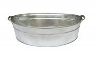 J. A. D. TOOLS Oval galvanized container, 120 l - Container