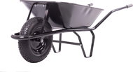 J. A. D. TOOLS construction wheelbarrow 60 l, inflatable wheel - Construction wheelbarrow