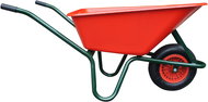 J. A. D. TOOLS Garden Wheelbarrow Livex 100 l, green frame, red - Garden Wheelbarrow
