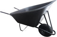J. A. D. TOOLS wheelbarrow economic 210 l, inflatable wheel - Garden Wheelbarrow