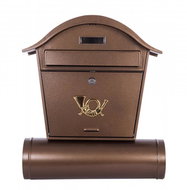 J. A. D. Tools ST 103 Mailbox with rounded canopy, bronze - Mailbox