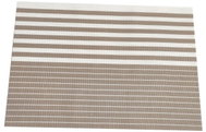 Jahu Stripe Luxury placemat 30 × 45 cm, stripes, beige - Placemat