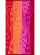 Praktik Plážová osuška Statico red 90 × 160 cm - Osuška