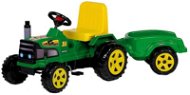 Farmer s vozíkem - Šliapací traktor