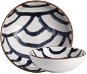 GUSTA Mistička průměr 9 × 2,8 cm Vlnky keramika  - Miska