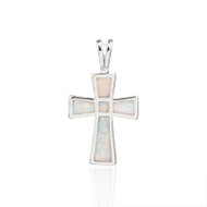 JAN KOS JEWELLERY stříbrný přívěsek kříž MHT-2027/SL00 (Ag 925/1000, 2,27 g) - Charm