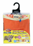 Japan Premium reflective rain jacket sports jacket, sized 1.5 mm. S - extended, orange - Dog Raincoat