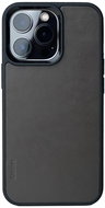 Lemory iPhone 14 Pro kožený kryt s podporou MagSafe šedá - Phone Cover