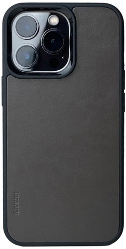 Lemory iPhone 13 Pro kožený kryt šedá - Phone Cover - Main image
