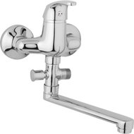 JB Sanitary Slim Bathroom wall-mounted mixer, flat arm 200 mm, A103100 - Tap