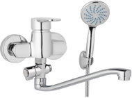JB Sanitary Miram Bathroom wall-mounted mixer, flat core with rotary switch, M103241 - Tap