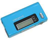 Creative Zen Nano Plus FM 512MB světle modrý (light blue), MP3/ WMA přehrávač, FM tuner, dig. záznam - MP3 Player