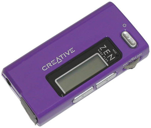 Creative Zen Nano Plus FM 512MB purpurový (purple), MP3/ WMA přehrávač, FM tuner, dig. záznamník, US - MP3 Player - Main image