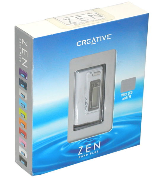 Creative Zen Nano Plus popular MP3 MUSIC PLAYER White 512MB - WORKS