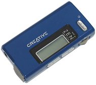 Creative Zen Nano Plus FM 1GB modrý (blue), MP3/ WMA přehrávač, FM tuner, dig. záznamník, USB2.0 - -