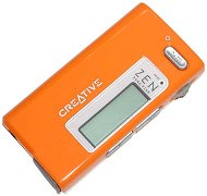 Creative Zen Nano Plus FM 1GB oranžový (orange), MP3/ WMA přehrávač, FM tuner, dig. záznamník, USB2. - -