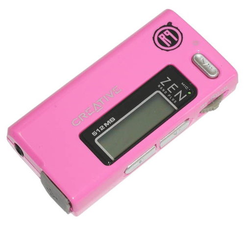 Creative Zen Nano Plus FM 512MB Rock Podvraťáků Limited Edition - růžový (pink), MP3/ WMA přehrávač  - MP3 Player - Main image