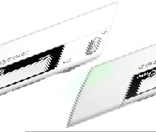 Creative MuVo V200 FM 1GB bílý (white), MP3/ WMA přehrávač, FM tuner, dig. záznamník, USB2.0 - - - Main image