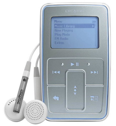 Creative ZEN Micro SE HDD 5GB stříbrný (silver), MP3/ WMA player, LCD display, USB2.0 - MP3 Player - Main image