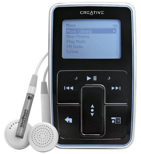 Creative ZEN Micro HDD 6GB černý (black), MP3/ WMA player, LCD display, USB2.0 - MP3 Player - Main image