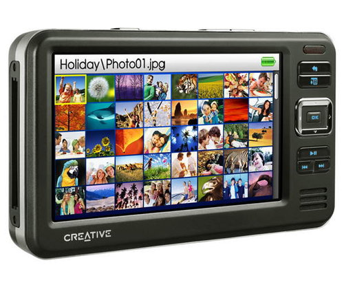 Multimediální přehrávač Creative ZEN VISION W HDD 30GB - MP3 Player - Main image
