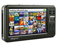 Creative ZEN VISION W HDD 60GB, černý (black), MP3/ WMA/ WMV/ DivX/ XviD přehrávač, LCD display, FM  - MP3 Player